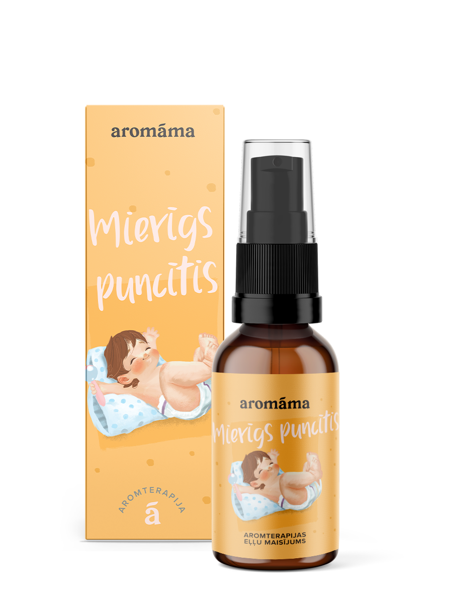 Masāžas eļļas maisījums "Mierīgs puncītis"