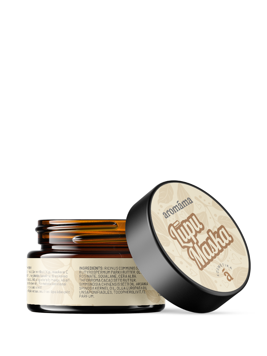 Karameles aromāta lūpu maska