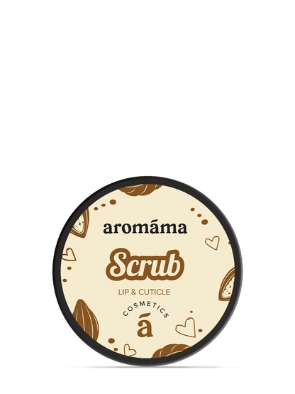 Lūpu un kutikulu skrubis ar karameles aromātu