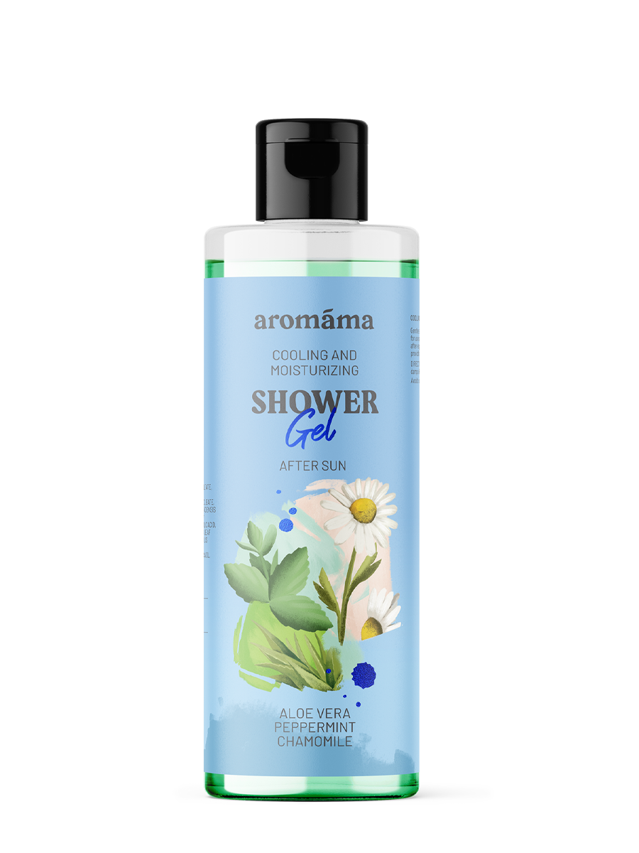 Cooling and moisturizing shower gel 