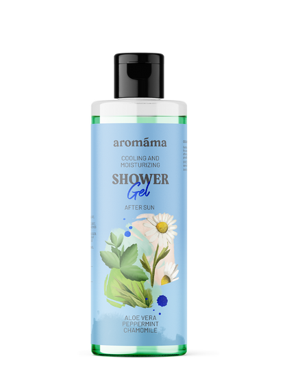 Cooling and moisturizing shower gel 