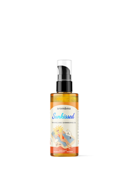 Sunkissed Tanning and Shimmering Oil with Mica