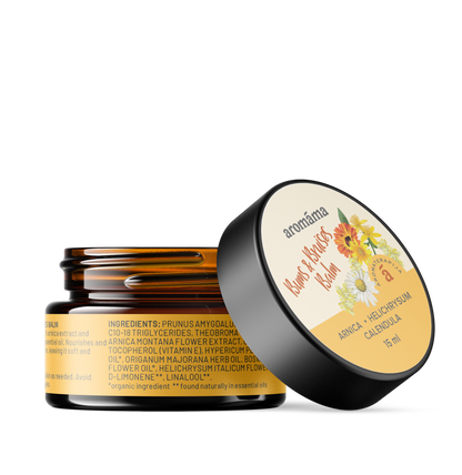 Aromterapijas Balzams Sasitumiem un Nobrāzumiem – Bums &amp; Bruises Balm