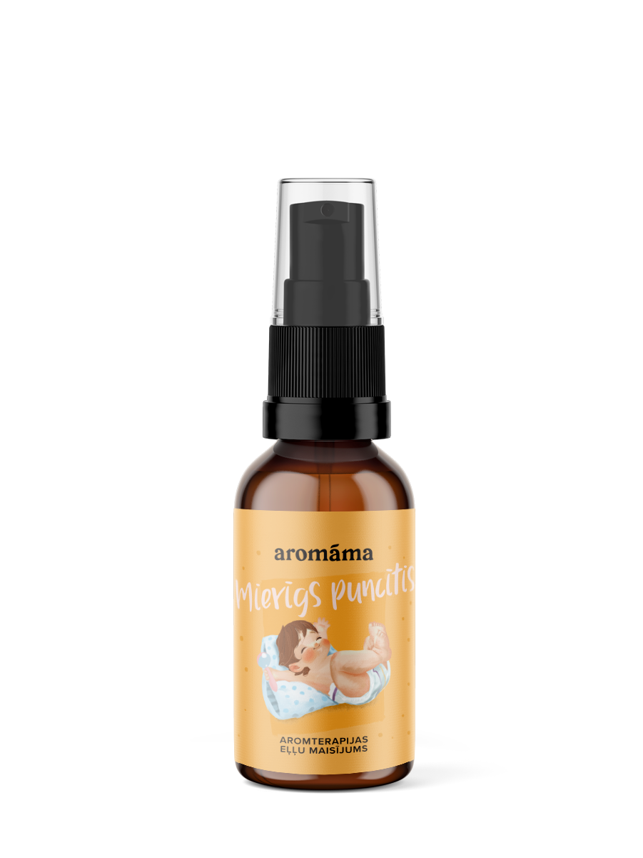 Masāžas eļļas maisījums "Mierīgs puncītis"
