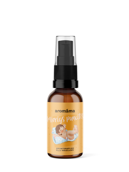 Masāžas eļļas maisījums "Mierīgs puncītis"