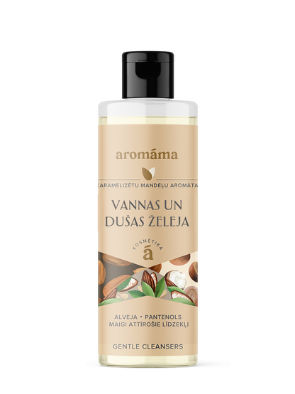 Karamelizētu mandeļu aromāta dušas želeja