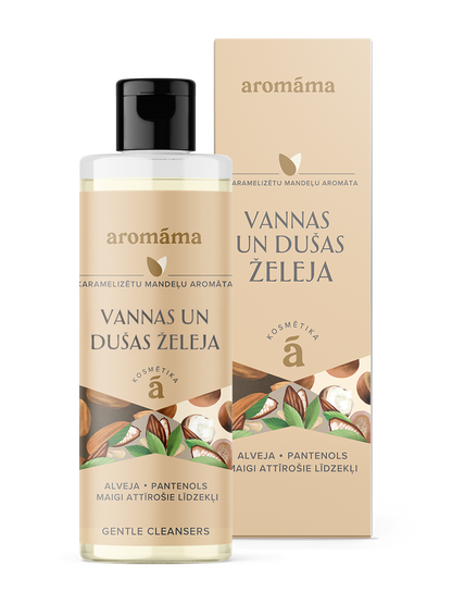 Karamelizētu mandeļu aromāta dušas želeja