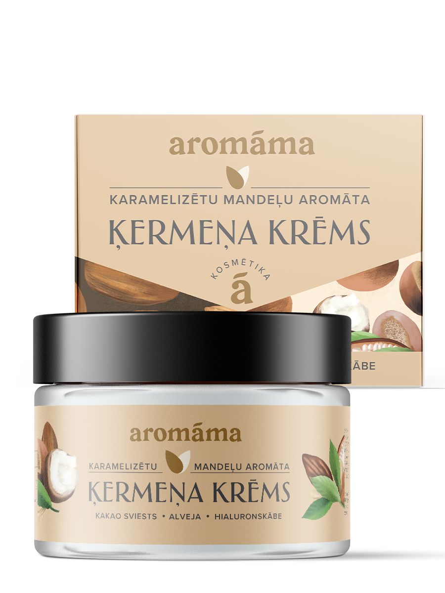 Karamelizētu mandeļu aromāta ķermeņa krēms