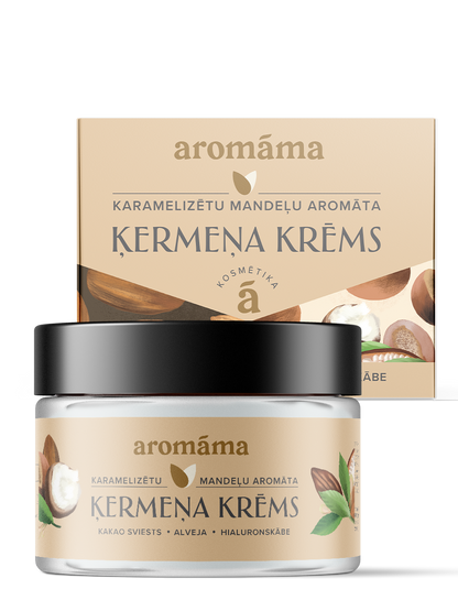 Karamelizētu mandeļu aromāta ķermeņa krēms