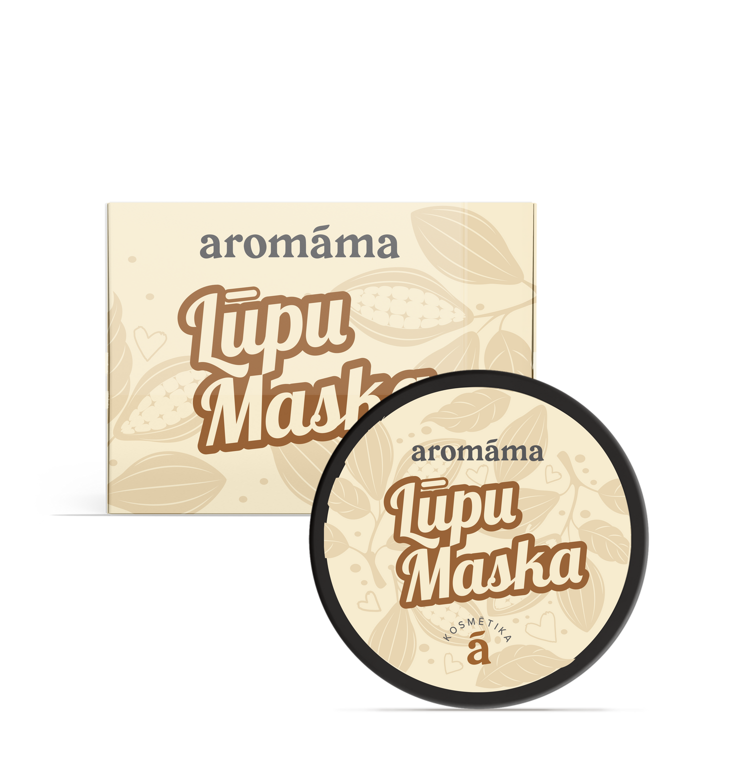 Karameles aromāta lūpu maska