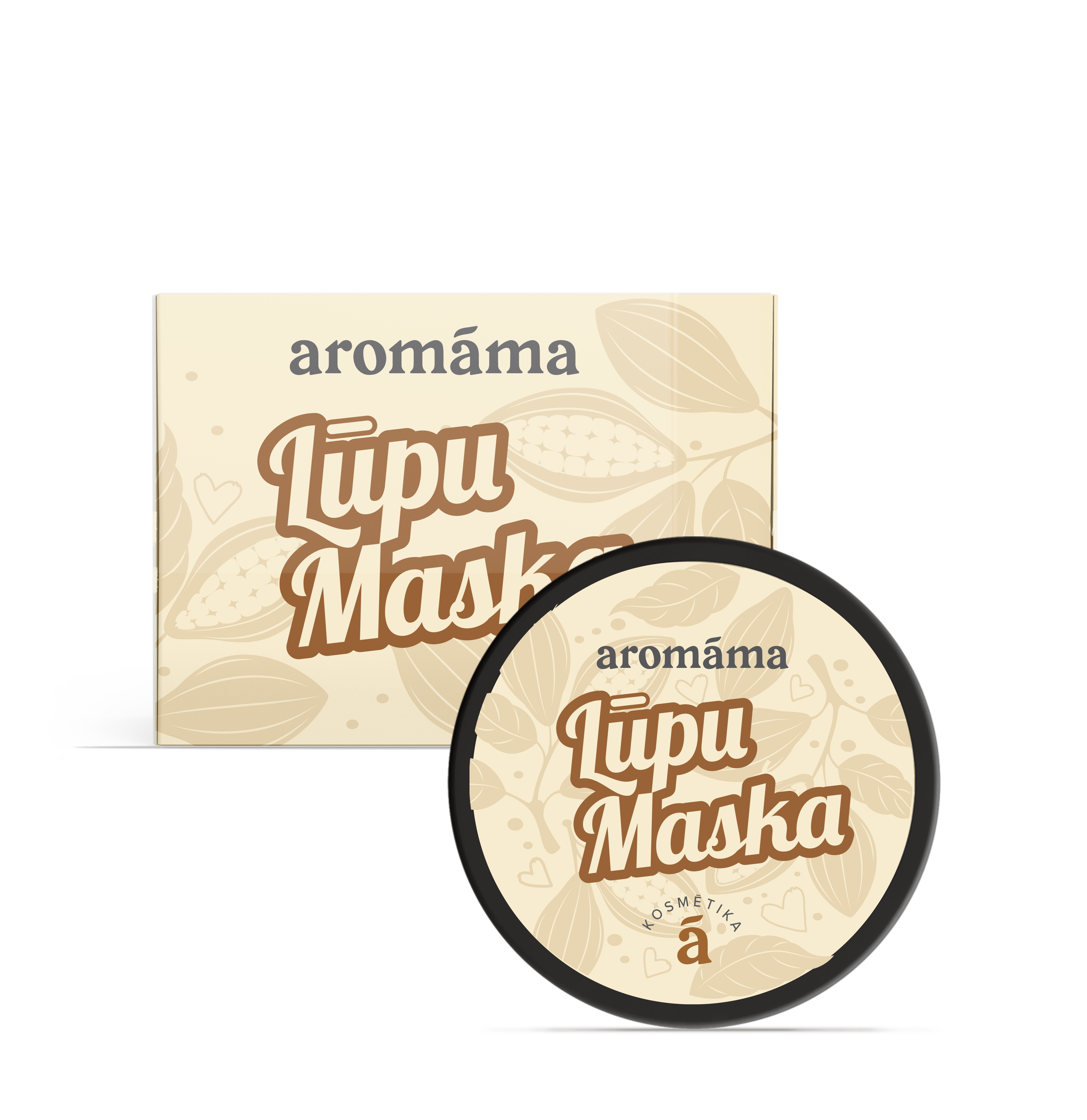 Karameles aromāta lūpu maska